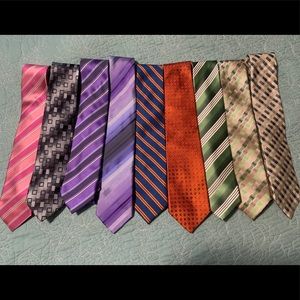 Lot of 9 men’s ties.